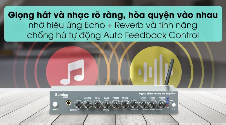 Bộ Mixer Karaoke Sumico MK3
