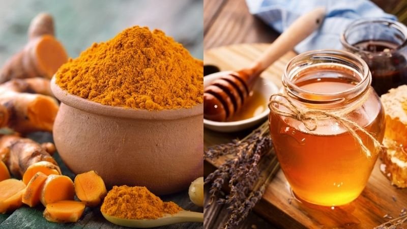 Làm mềm lông với bột nghệ và mật ong