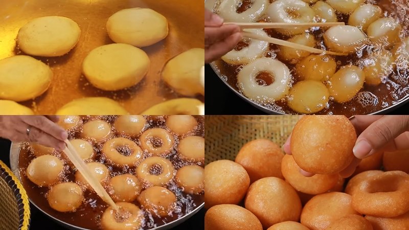 Chiên bánh cam