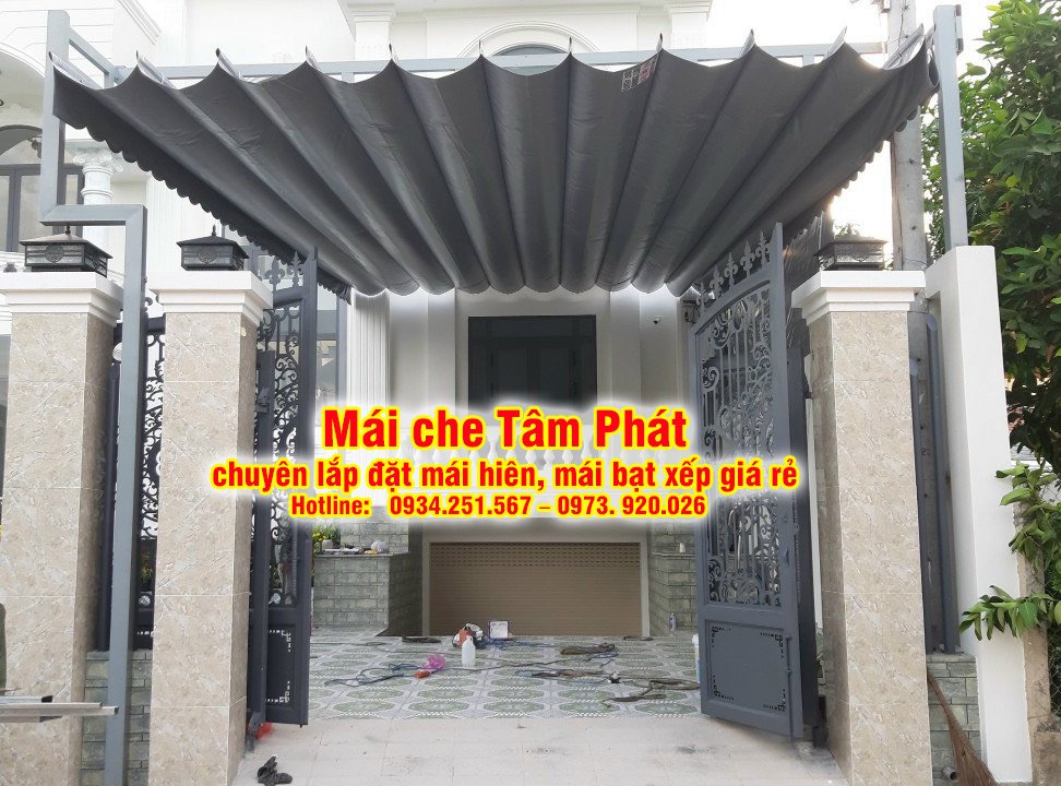 mái che sân trước nhà