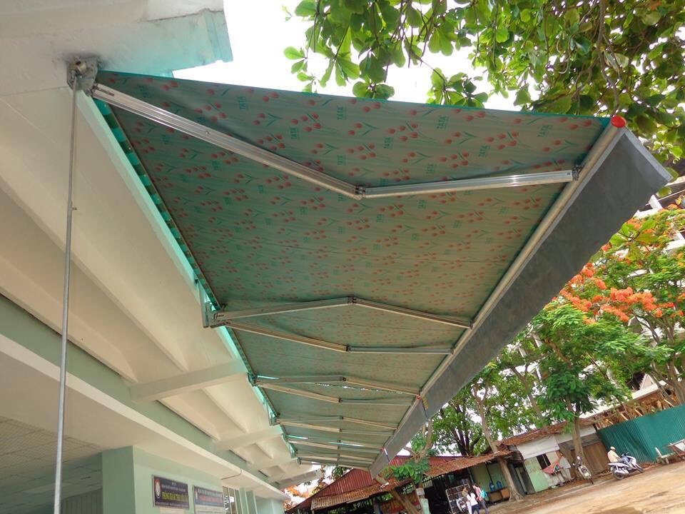 mái hiên cố định
