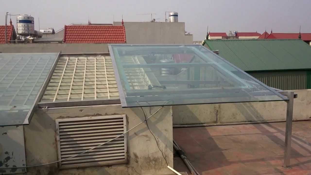 mái trượt giếng trời