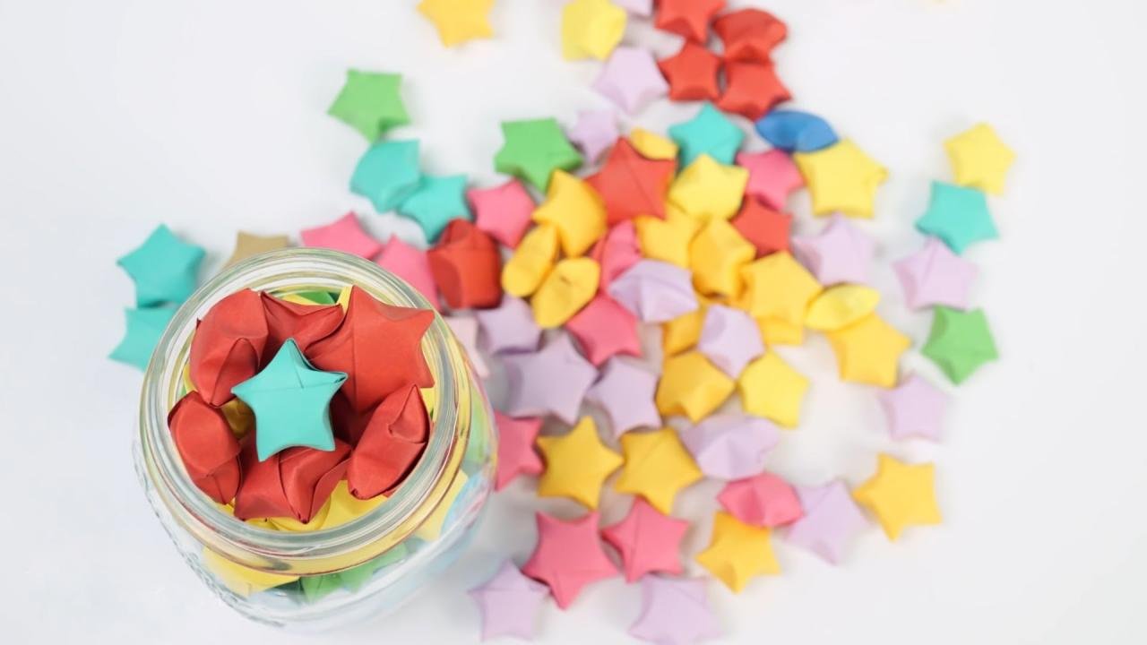 Cách gấp ngôi sao may mắn