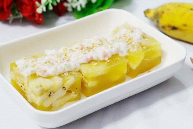 món bánh chuối hấp