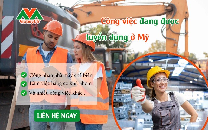 Một số việc làm đang được tuyển dụng tại Mỹ - Dinhcuvietmy