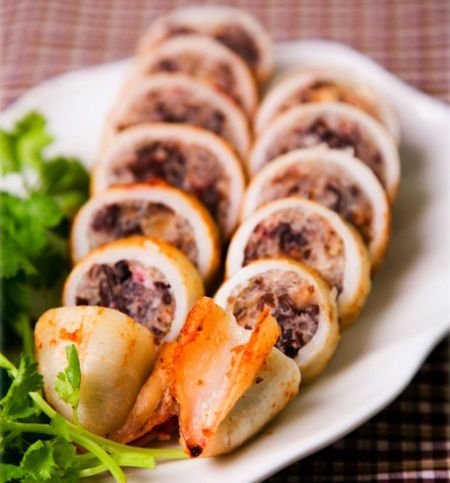 món mực mai nhồi thịt
