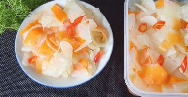 Đu đủ muối chua ngọt