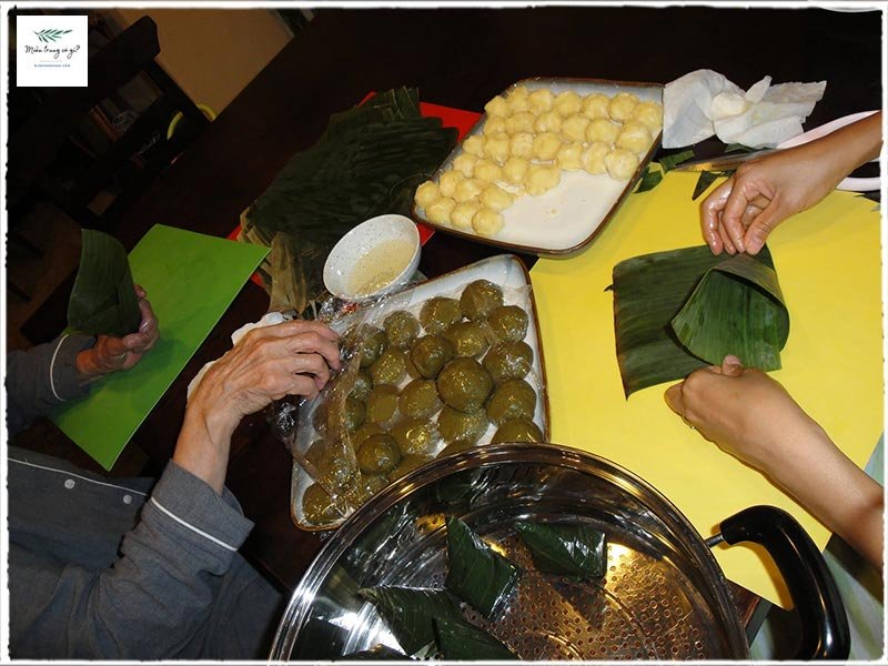 muốn ăn bánh ít lá gai