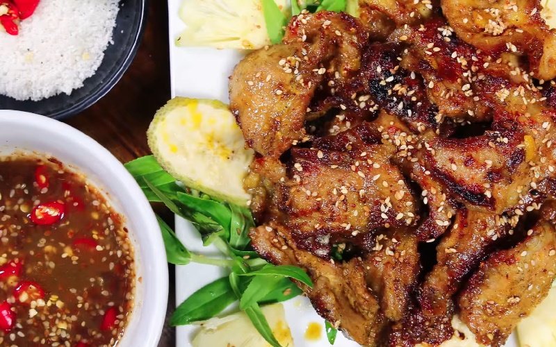 nầm bò nướng 
