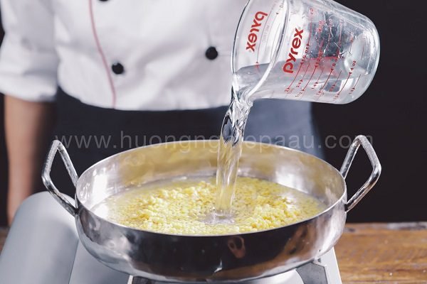 nấu đậu xanh