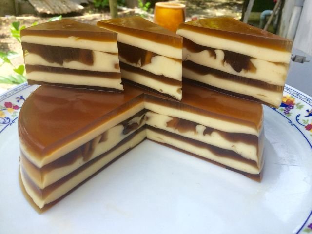 rau câu sữa milo