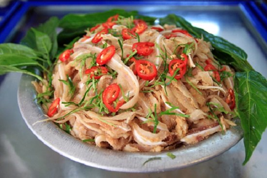 Công thức làm nem tai trộn thính cực ngon