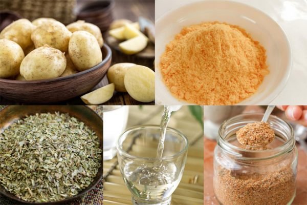 Nguyên liệu làm bim bim khoai tây