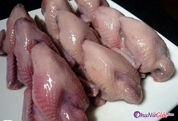 nguyên liệu làm thịt chim bồ câu roti