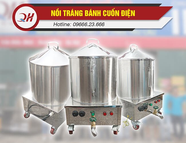 Nồi tráng bánh cuốn bằng điện - giải pháp kinh doanh bánh cuốn nóng dễ dàng và tiện lợi hơn