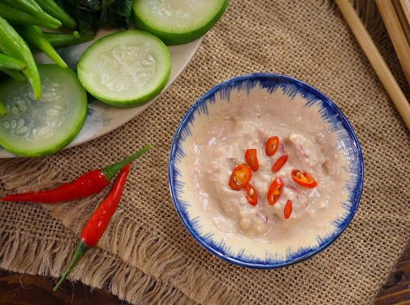 Chao chấm thịt nướng