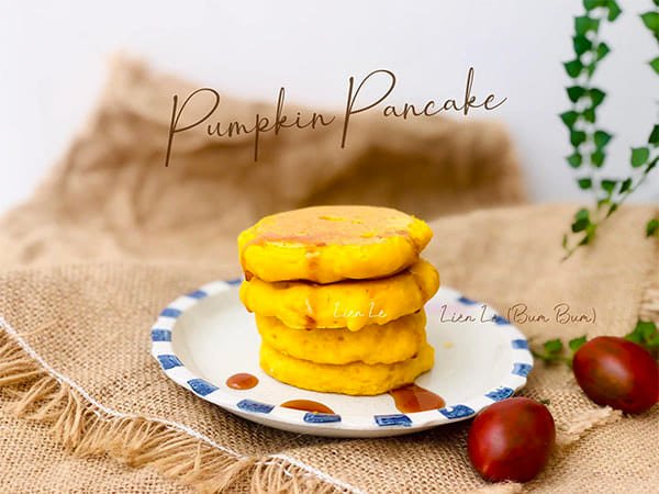 Pancake bí đỏ cho bé 7 tháng ăn dặm