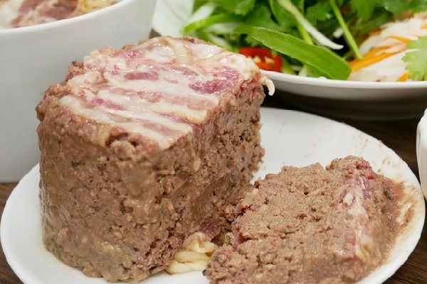 Pate gan gà thành phẩm 