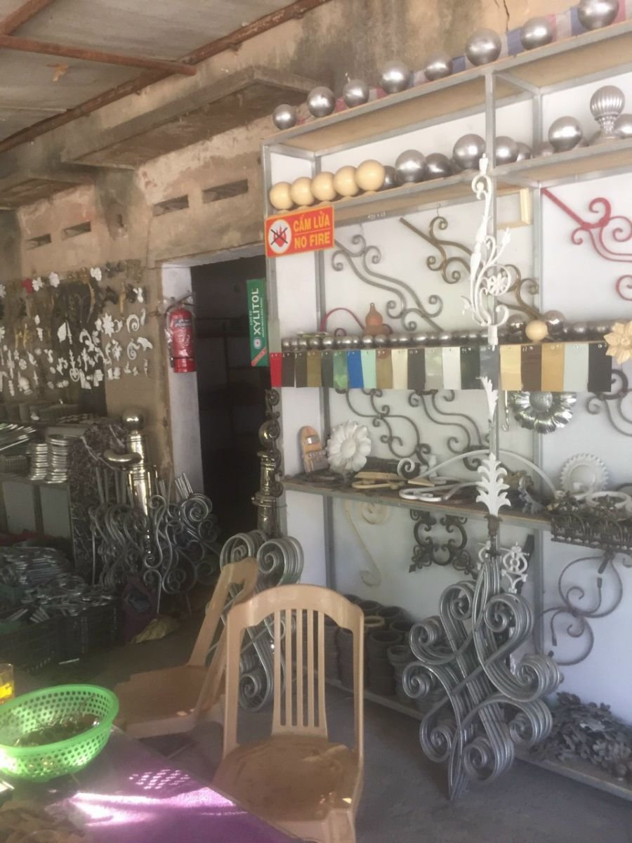 phụ kiện sắt uốn hoa văn