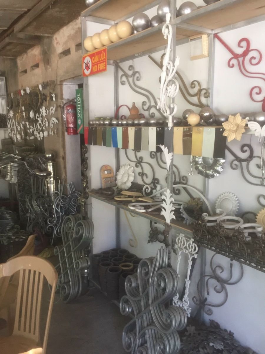 phụ kiện sắt uốn nghệ thuật