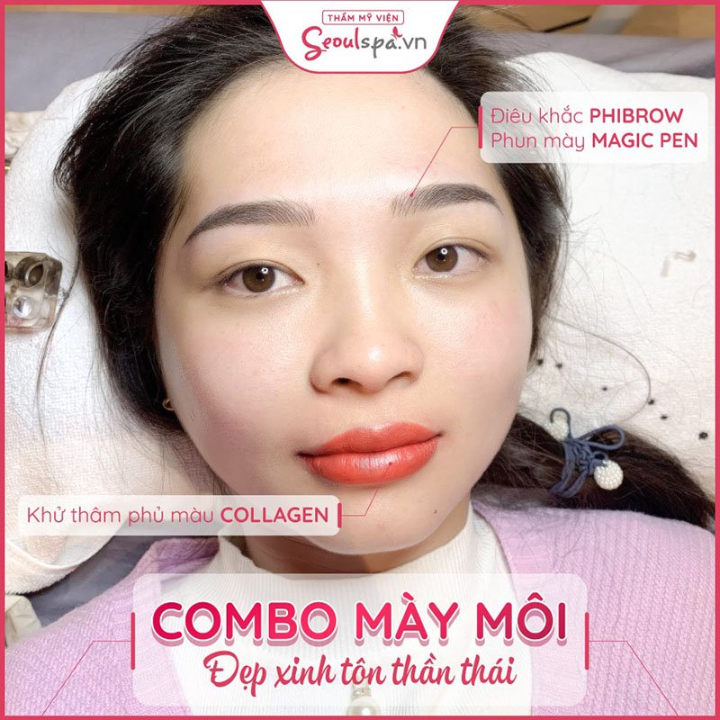 Sở hữu đôi mày môi sắc nét và đều màu hơn