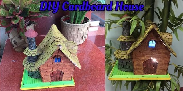 cách làm nhà bếp bằng bìa carton