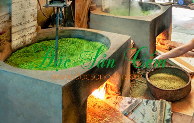 Quy trình làm Cốm tươi