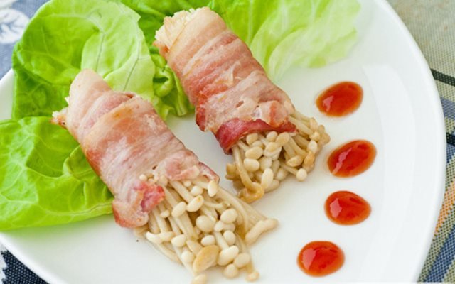 cách làm thịt ba chỉ cuộn hấp