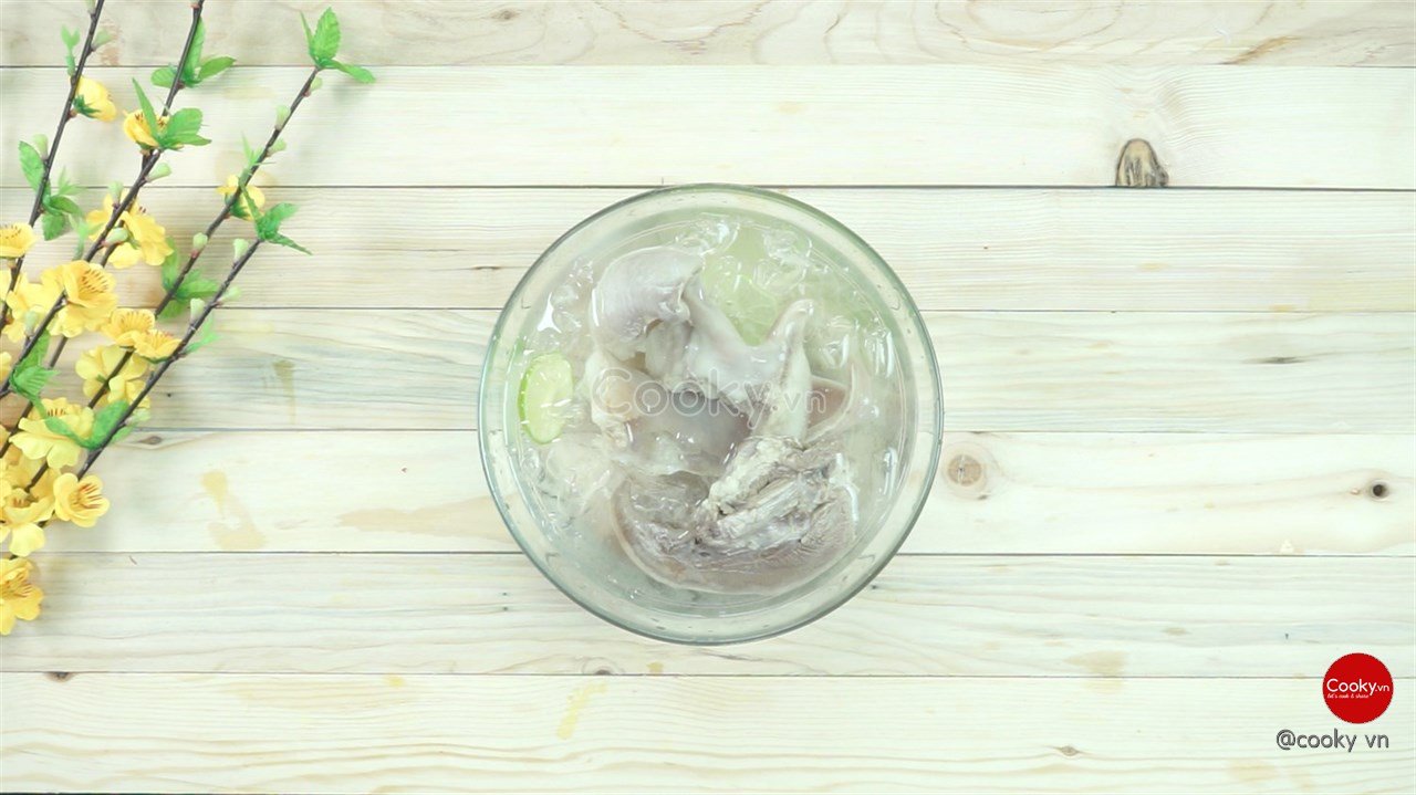 cách làm giò thủ xào