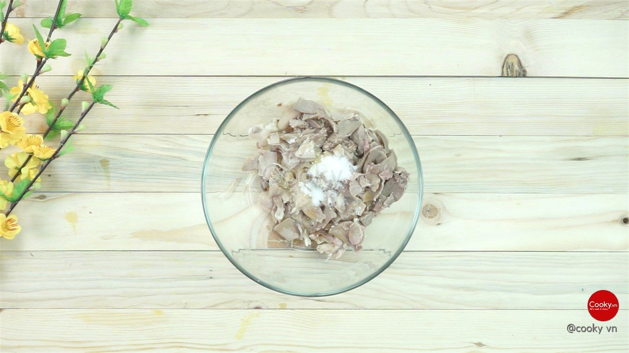 cách làm giò thủ xào