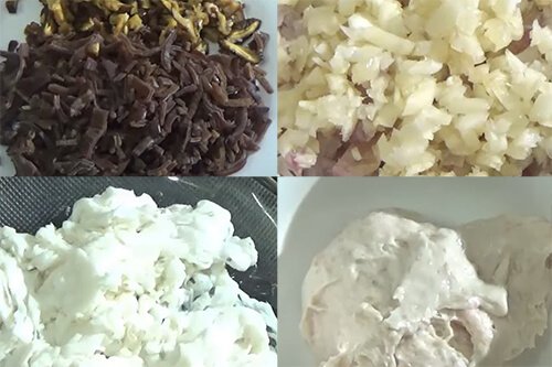 sơ chế các nguyên liệu