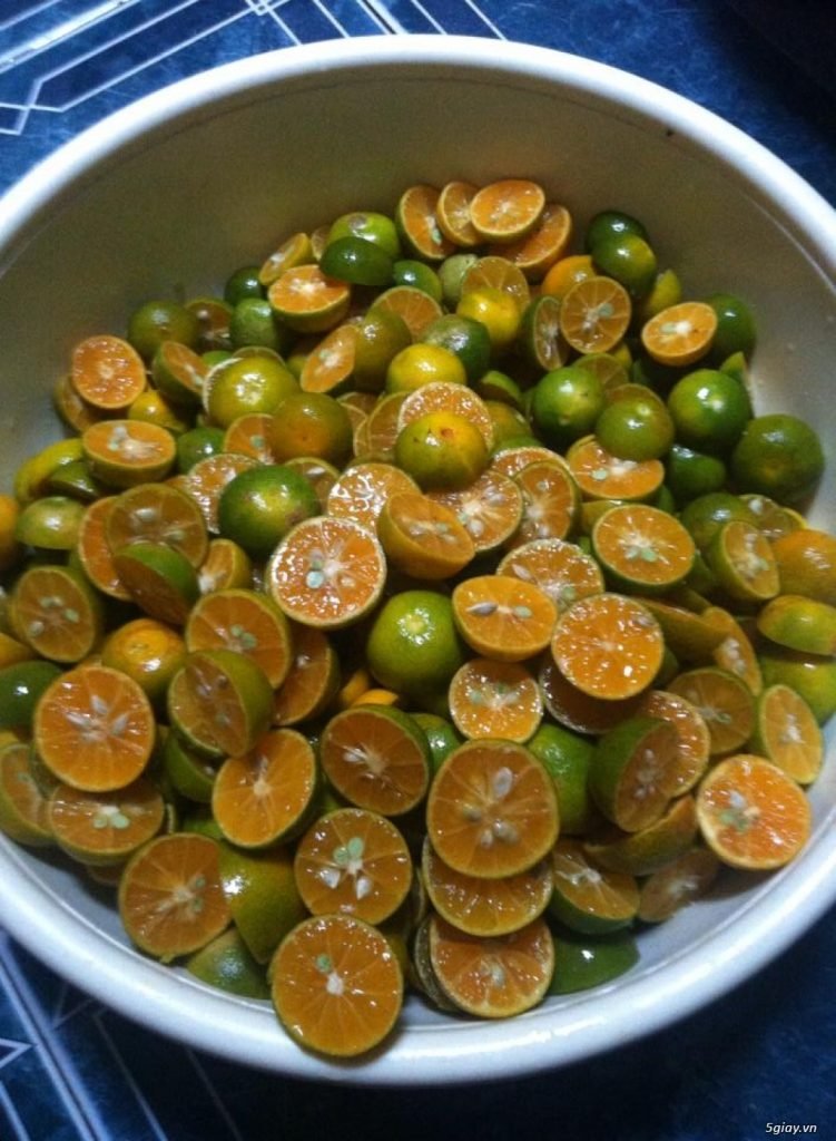 sơ chế tắc chưng đường phèn