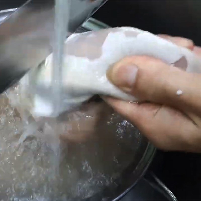 Bước 1 Sơ chế thịt, lưỡi và bộ lòng heo Bún đậu mắm tôm