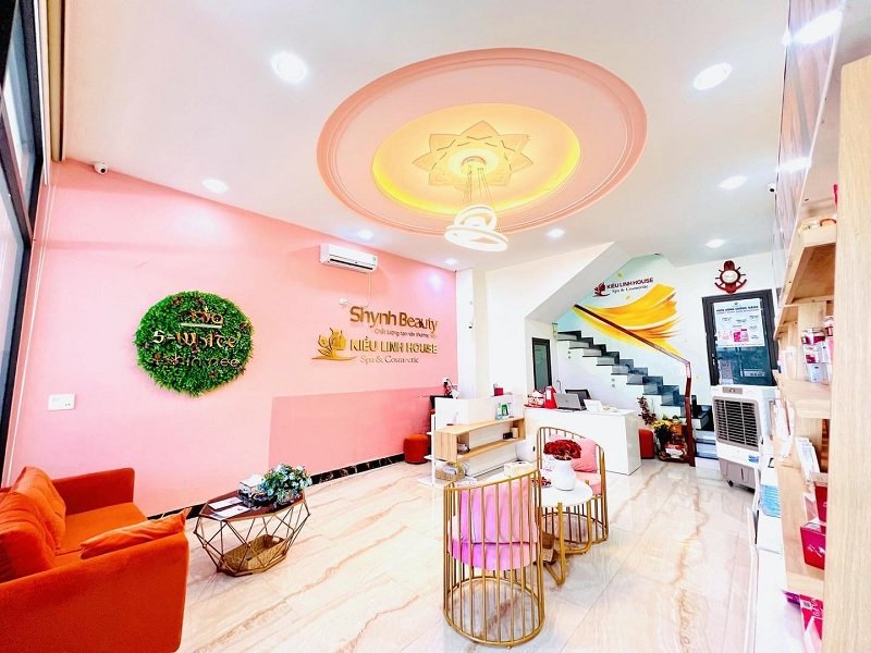 Không gian sang trọng ở Kiều Linh Spa Quảng Ngãi