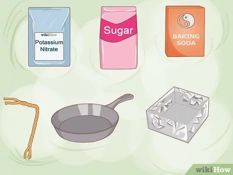 Thật dễ dàng để tạo bom khói của riêng bạn bằng cách sử dụng kali nitrat và đường. Anne Helmenstine