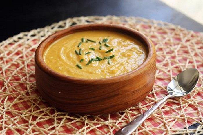 Sữa yến mạch + bí đỏ