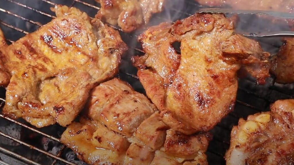 suon cot let nuong mat ong