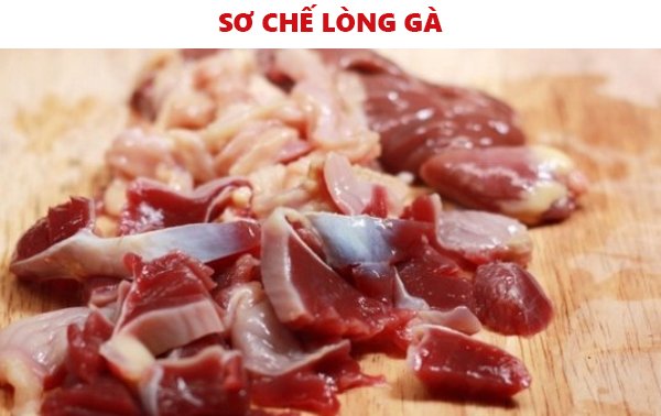 Làm sạch lòng gà