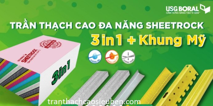 Tấm thạch cap Sheetrock có tốt không 1