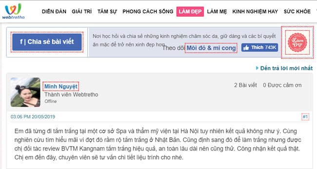 tắm trắng ở đâu tốt webtretho