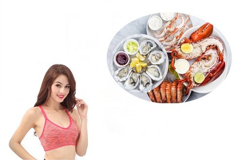 tăng size vòng 1 bằng hải sản