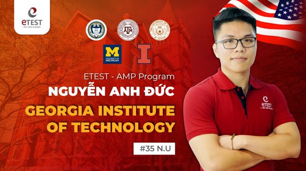 Một số thành tích tiêu biểu của các học viên tại Du học ETEST