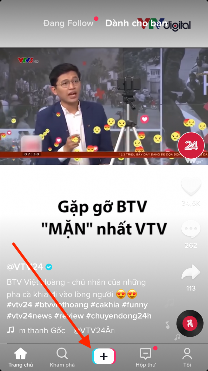 Thêm video tik tok