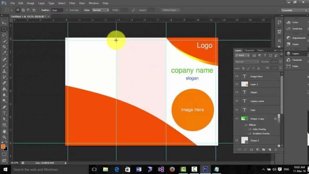 thiet ke brochure bang photoshop