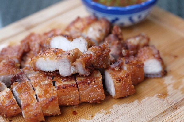 Thịt lợn áp chảo