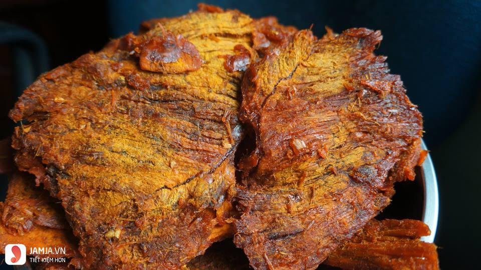 Thịt lợn giả bò khô vị sa tế cay nồng