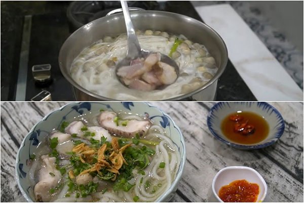 thưởng thức món bánh canh cá lóc thơm ngon