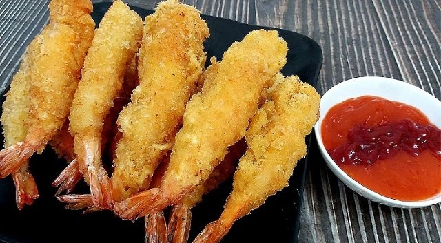 Thưởng thức món tôm chiên xù giòn rụm, thơm lừng hấp dẫn