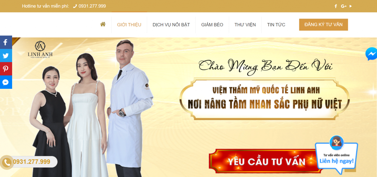 Thẩm Mỹ Viện Quốc Tế Linh Anh