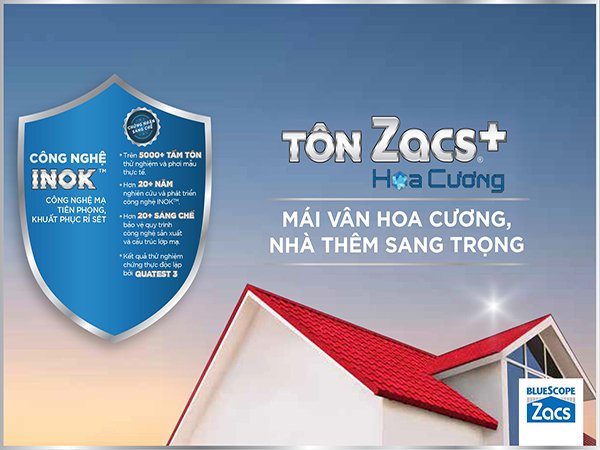 tôn zacs hoa cương công nghệ inok